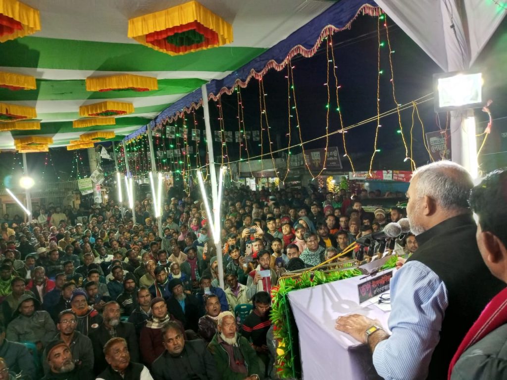 নির্বাচিত হলে কুলাউড়ার উন্নয়ন নিশ্চিতে কাজ করবো : নির্বাচনী জনসভায় নাদেল