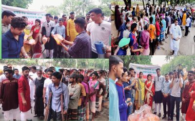 পথচারী ও রোজাদারের মাঝে রাইট টক বাংলাদেশের ইফতার