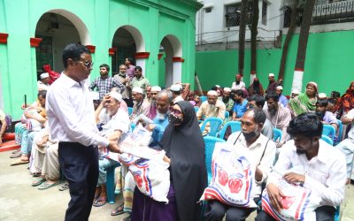 জাতীয় দৃষ্টি প্রতিবন্ধী সংস্থার উদ্যোগে ৫ শতাধিক দৃষ্টি প্রতিবন্ধী পরিবারের মাঝে ঈদ উপহার বিতরণ