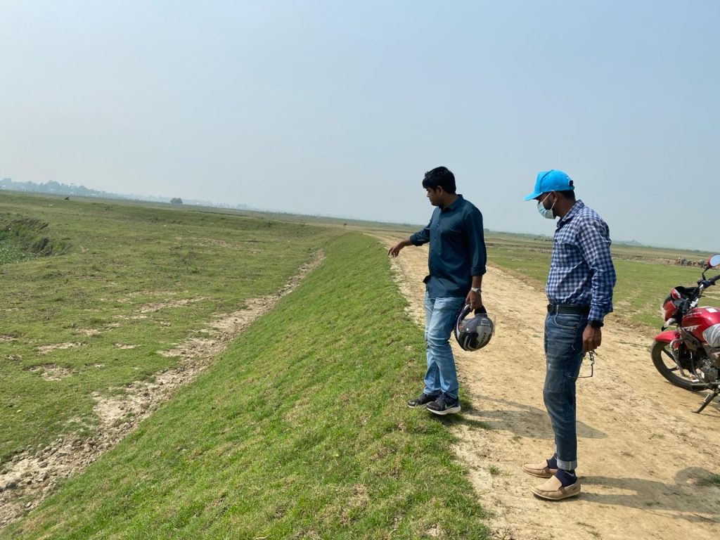 জগন্নাথপুরে এখনো শেষ হয়নি বাঁধের কাজ, দ্রুত কাজ শেষের তাগিদ