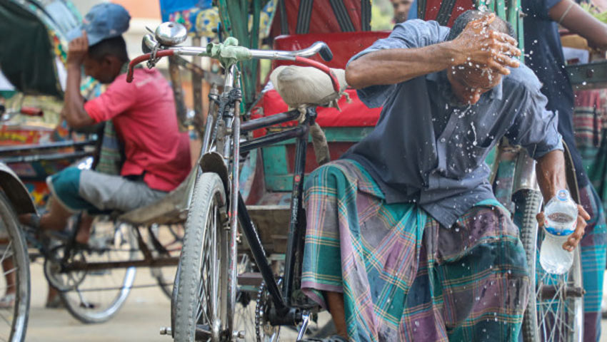 সিলেটে হিটস্ট্রোকে রিকশাচালকের মৃত্যু