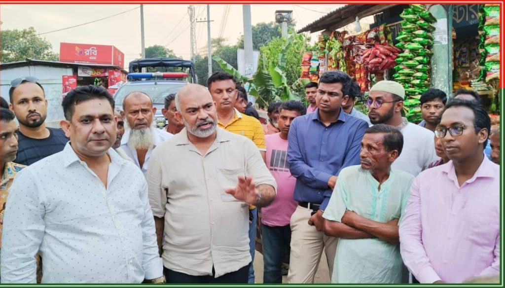 কুলাউড়ায় বিভিন্ন সড়ক ও সেতুর উন্নয়নকাজ পরিদর্শনে এমপি নাদলে