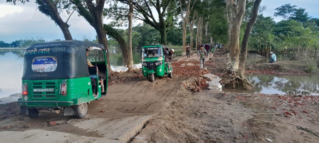 গোয়াইনঘাটে তিন দফার বন্যায় সোয়া দুইশ কোটি টাকার ক্ষতি