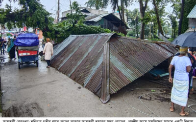 আমতলীতে ঝড়ের তান্ডবে ব্যাপক ক্ষতি, ২৩ ঘন্টা বিদ্যুৎ সরবরাহ বন্ধ