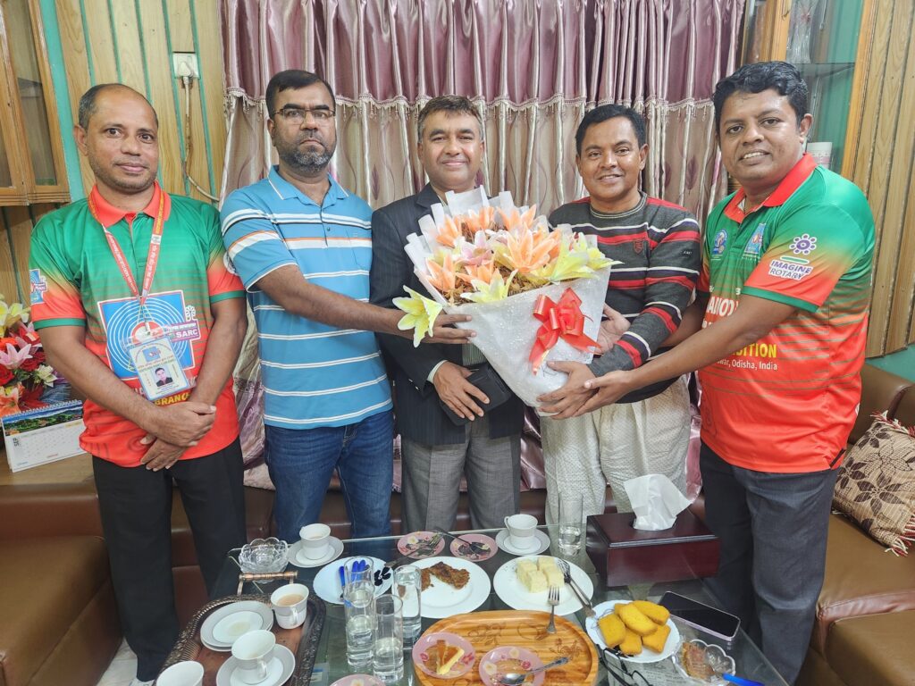 ট্যুরিস্ট পুলিশ সুপারের সাথে সাউথ এশিয়া রেডিও ক্লাবের মতবিনিময়