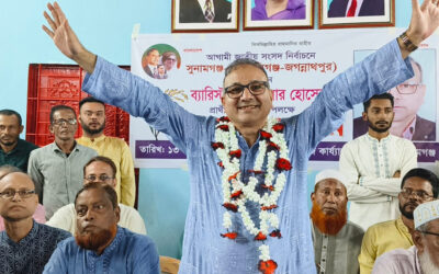 সুনামগঞ্জ-৩ আসন নিজেকে বিএনপির প্রার্থী ঘোষণা করলেন ব্যারিস্টার আনোয়ার