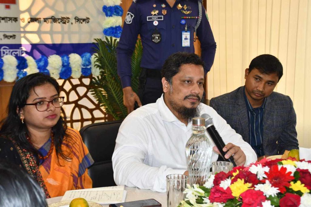 বিশ্বনাথে সিলেটের জেলা প্রশাসকের মতবিনিময়