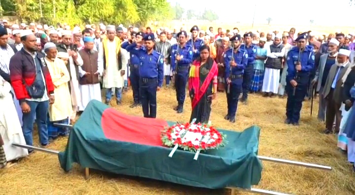 বিশ্বনাথে বীর মুক্তিযোদ্ধা মুনীর আহমদ আর নেই, রাষ্ট্রীয় মর্যাদায় দাফন সম্পন্ন
