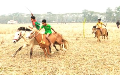 বিশ্বনাথে ঘোড়ার দৌড় প্রতিযোগিতা অনুষ্ঠিত