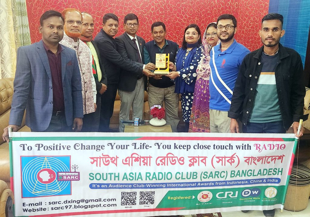 আবুধাবিতে সাউথ এশিয়া রেডিও ক্লাবের ইউনিটের আহবায়ক ডা. পুতুল