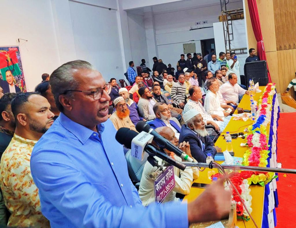 ‘বিএনপি হাওলাত করে কর্মী আনবে না, ত্যাগীরাই মূল্যায়ন পাবেন’ : শান্তিগঞ্জে কর্মী সমাবেশে মিজান চৌধুরী