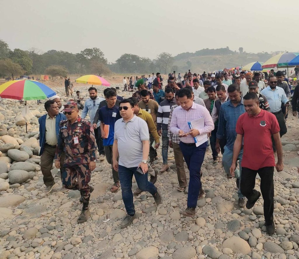 জাফলং ও ভোলাগঞ্জ পরিদর্শনে প্রতিনিধি দল