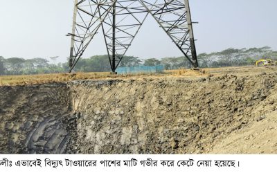 ঝুঁকিতে টাওয়ার : ধসে প্রাণহানীর আশঙ্কা