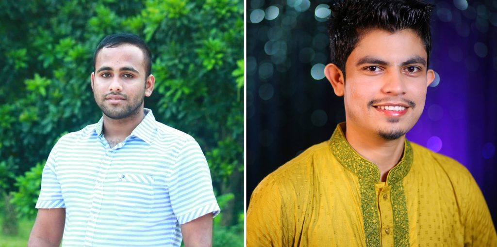 লন্ডন ফ্রেন্ডস ক্লাবের সভাপতি সোহাগ ও সম্পাদক জুবায়ের