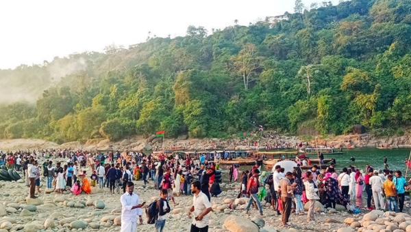 সিলেটের গোয়াইনঘাটের পর্যটন কেন্দ্রগুলোতে ভিড়