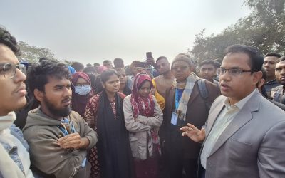 সুবিপ্রবি’র শিক্ষার্থীর সাথে ভাড়া নিয়ে দ্বন্দ্ব, শিক্ষার্থীদের সড়ক অবরোধ