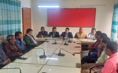 গোয়াইনঘাট প্রেসক্লাব সদস্যদের সাথে নবাগত ইউএনও’র মতবিনিময়