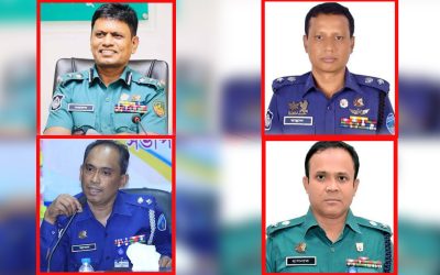 গাজীপুর মহানগর পুলিশের সাবেক কমিশনার ও তিন এসপি আটক