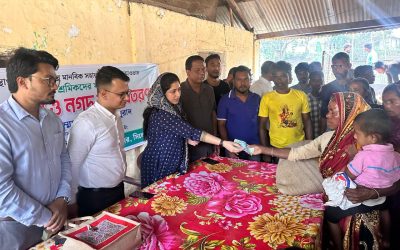 চা শ্রমিকদের পাশে সিলেটের জেলা প্রশাসক শের মাহবুব মুরাদ