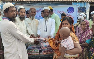 হঠামাড়া প্রবাসী একতা ফাউন্ডেশনের ঈদ উপহার বিতরণ