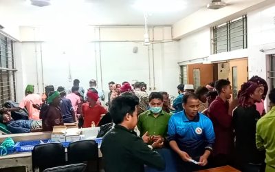 শান্তিগঞ্জে দু’পক্ষের সংঘর্ষ: আহত অর্ধশতাধিক