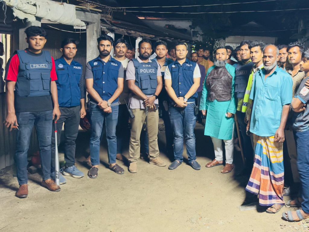 জুয়া ও মাদকের বিরুদ্ধে গোয়াইনঘাট থানা পুলিশের বিশেষ অভিযান