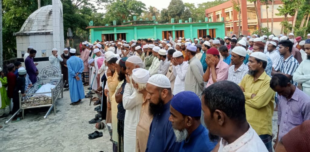 শান্তিগঞ্জের জামলাবাদের মাওলানা ফজলুল হক আর নেই, জানাযা সম্পন্ন