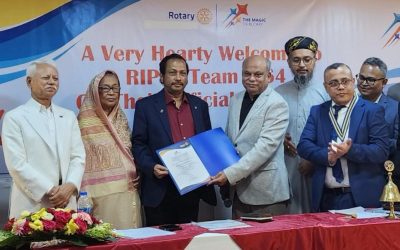 রোটারি বিশ্বব্যাপী দুস্থ মানুষের কল্যাণে নিরলসভাবে কাজ করে যাচ্ছে : এ কে এম শামসুল হুদা