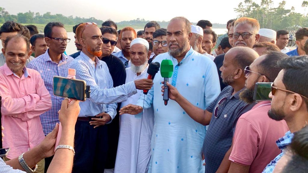 কুশিয়ারা ভাঙনে ক্ষতিগ্রস্ত সড়ক ও সেতু পরিদর্শনে কাইয়ুম চৌধুরী : দ্রুত সংস্কারকাজ শুরুর আহ্বান