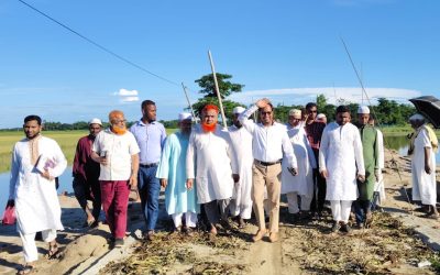 গোয়াইনঘাটের বিভিন্ন বেহাল সড়কের সংস্কার কাজের অগ্রগতি পরিদর্শনে জয়নাল আবেদীন