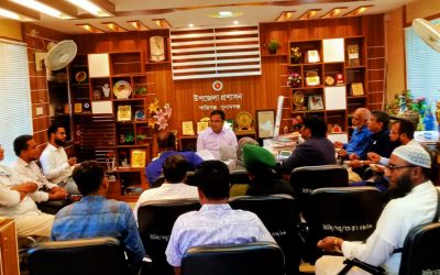 শান্তিগঞ্জ উপজেলা প্রশাসনের মাসিক আইনশৃঙ্খলা সভা অনুষ্ঠিত