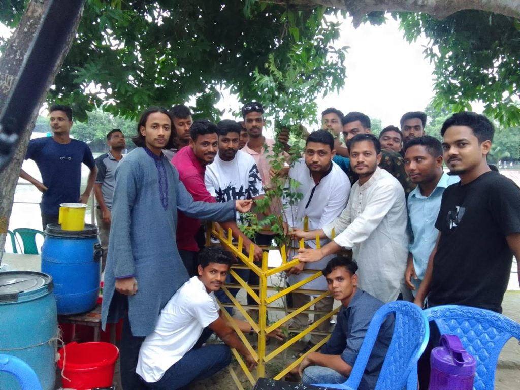 উলিপু‌রে ছাত্রদ‌লের বৃক্ষ‌রোপণ কর্মসুচী পালিত