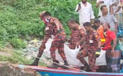 গাজীপুরে  নৌকাডুবিতে নিখোঁজ তিনজনের লাশ উদ্ধার