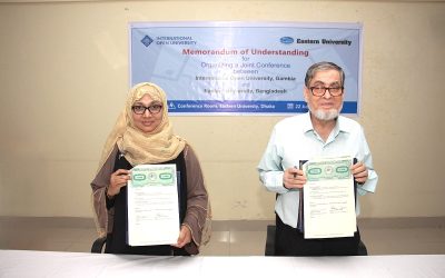 ইস্টার্ন ইউনিভার্সিটি বাংলাদেশ ও ইন্টারন্যাশনাল ওপেন ইউনিভার্সিটি দি গাম্বিয়ার মধ্যে সমঝোতা স্মারক স্বাক্ষর
