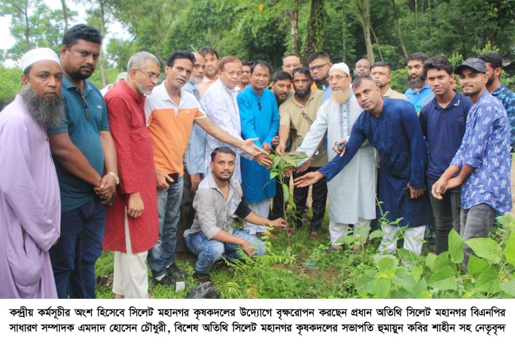 বিএনপি সবসময় জনগণের অধিকার, গণতন্ত্র ও পরিবেশের সুরক্ষায় অগ্রণী ভূমিকা পালন করে আসছে : এমদাদ হোসেন চৌধুরী