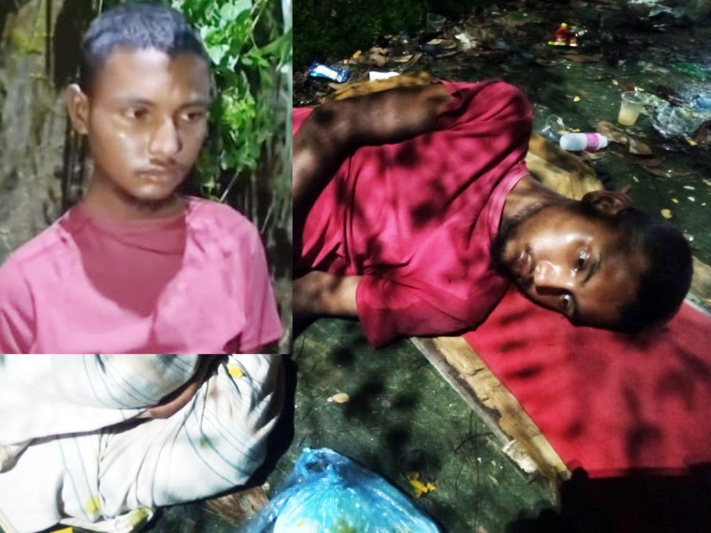 রায়নগরে রাস্তায় পড়ে আছে কিশোর