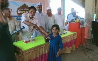 দিরাইয়ের মেধাবী ও দরিদ্র শিক্ষার্থীদের মাঝে ছাতা ও রিডিং লাইট বিতরণ