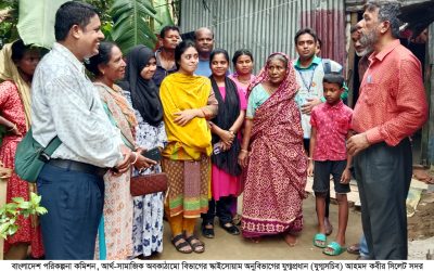 যুগ্মপ্রধান (যুগ্মসচিব) স্কাইসোয়াম অনুবিভাগ কর্তৃক সিএসপিবি প্রকল্প পরিদর্শন