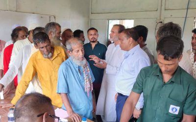 শান্তিগঞ্জে ফ্রি চক্ষু শিবিরে হাজারো রোগীর চিকিৎসা সেবা অনুষ্ঠিত