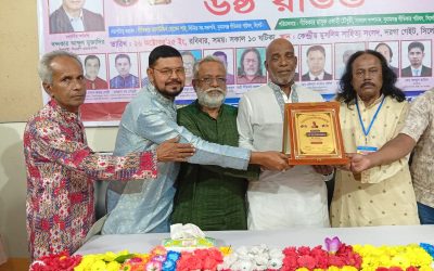 সুনামগঞ্জ গীতিকার পরিষদ সিলেটের আয়োজনে মো. আব্দুল মান্নান আশক আলীকে সংবর্ধনা প্রদান