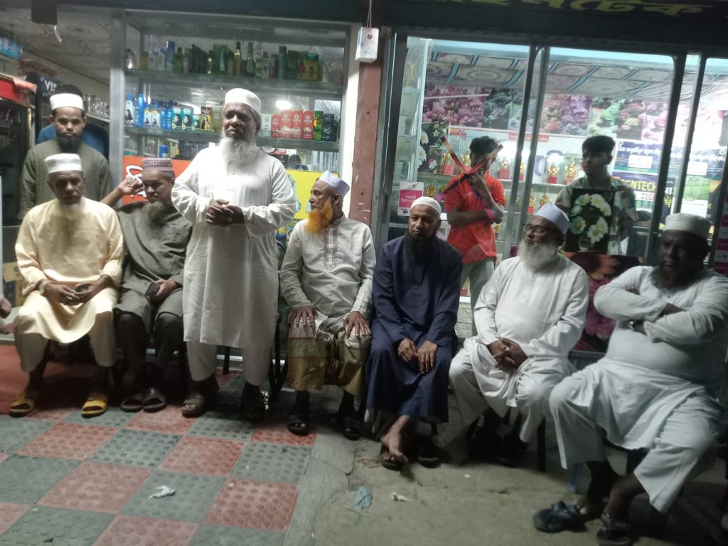 নোয়াখালী বাজারে সাবেক সংসদ সদস্য শাহীনুর পাশা চৌধুরীর নির্বাচনী মতবিনিময় সভা