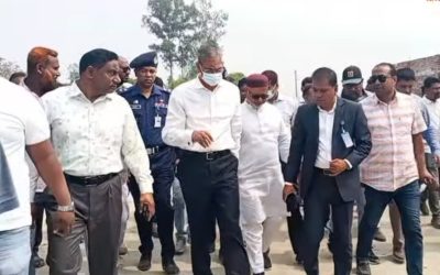 প্রধানমন্ত্রীর আগামী ১৬ মার্চ কাহারোল সফরে প্রস্তুতি গ্রহণে পানিসম্পদ মন্ত্রীর কাহারোল পরিদর্শন