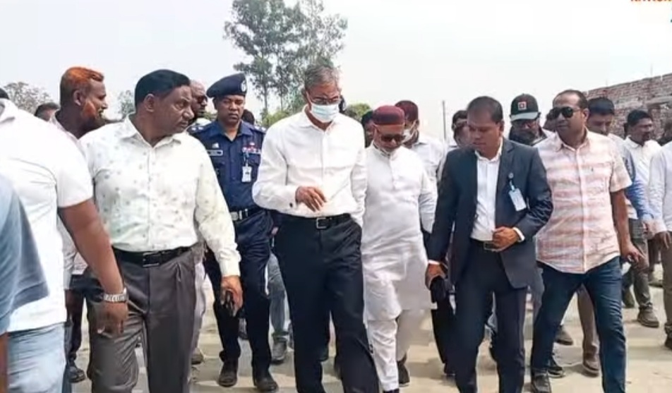 প্রধানমন্ত্রীর আগামী ১৬ মার্চ কাহারোল সফরে প্রস্তুতি গ্রহণে পানিসম্পদ মন্ত্রীর কাহারোল পরিদর্শন
