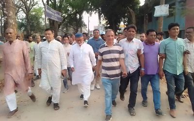 কাহারোলে প্রধানমন্ত্রী তারেক রহমানের আগমনে বিএনপি’র শুভেচ্ছা মিছিল 