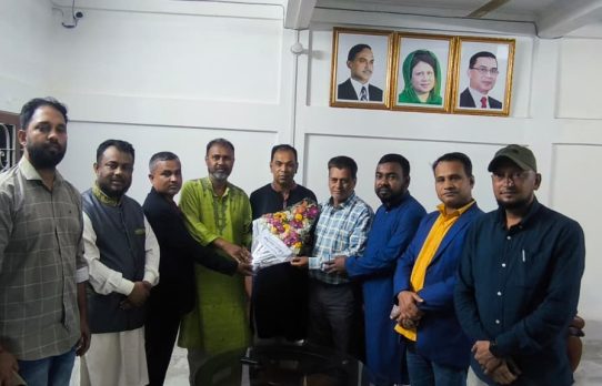 সুনামগঞ্জ-৩ আসনের সংসদ সদস্য কয়ছর আহমেদের সাথে জগন্নাথপুর প্রেসক্লাবের মতবিনিময়