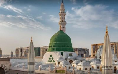 নবীজির রওজায় সবুজ গম্বুজ যেভাবে এলো