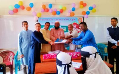 দামোধরতপী মাহমুদপুর দাখিল মাদ্রাসার দাখিল পরীক্ষার্থীদের বিদায় ও দোয়া মাহফিল