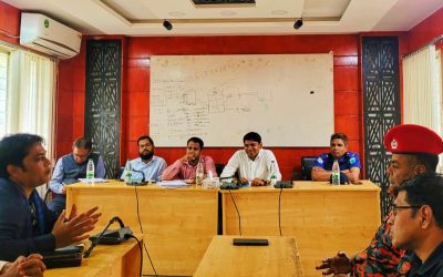 শান্তিগঞ্জে আগাম বন্যার পূর্বাভাসে উপজেলা দুর্যোগ ব্যবস্থাপনা কমিটির সভা