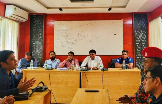 শান্তিগঞ্জে আগাম বন্যার পূর্বাভাসে উপজেলা দুর্যোগ ব্যবস্থাপনা কমিটির সভা