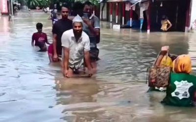 কালিয়াকৈরে টানা বৃষ্টিতে জলবদ্ধতায় দুদিন যাবত অর্ধশতাধিক কারখানা বন্ধ